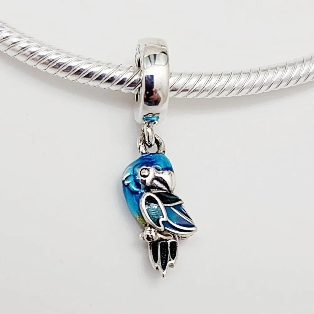 Pandora Jungle Paradise Parrot Dangle Charm